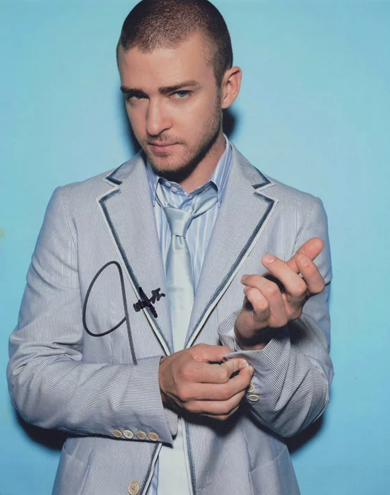 Justin Timberlake autograph
