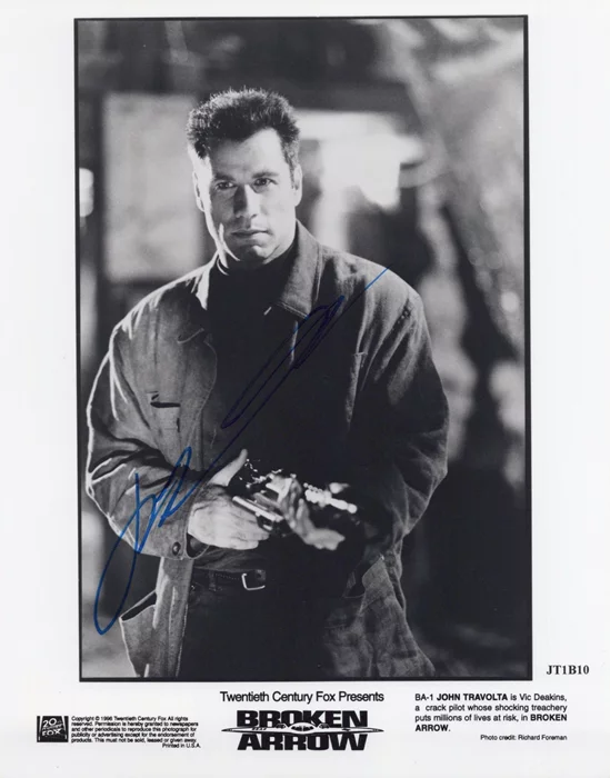 John Travolta autograph