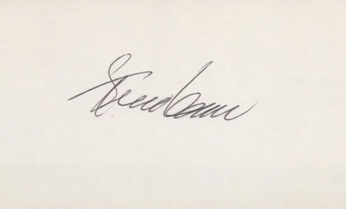 Steve Allen autograph