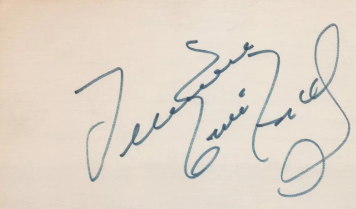 Tennessee Ernie Ford autograph