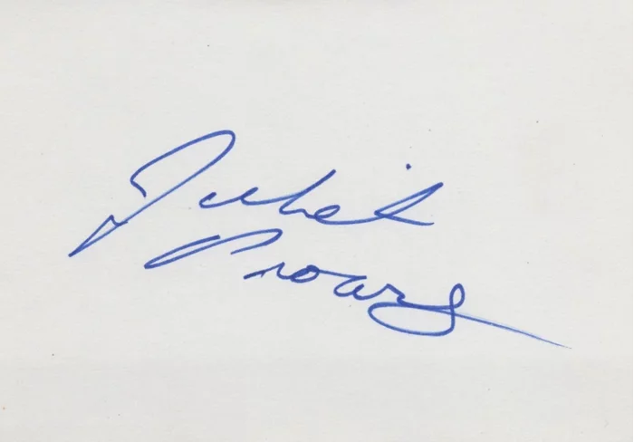 Juliet Prowse autograph