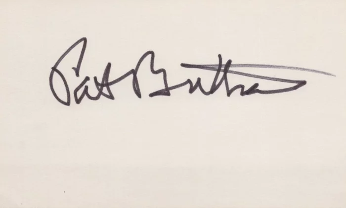 Pat Buttram autograph