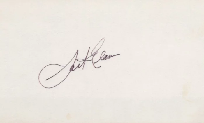 Jack Elam autograph