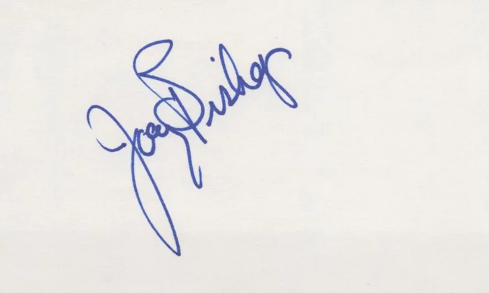 Joey Bishop autograph