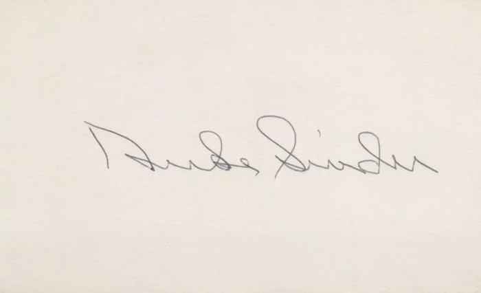 Duke Snider autograph