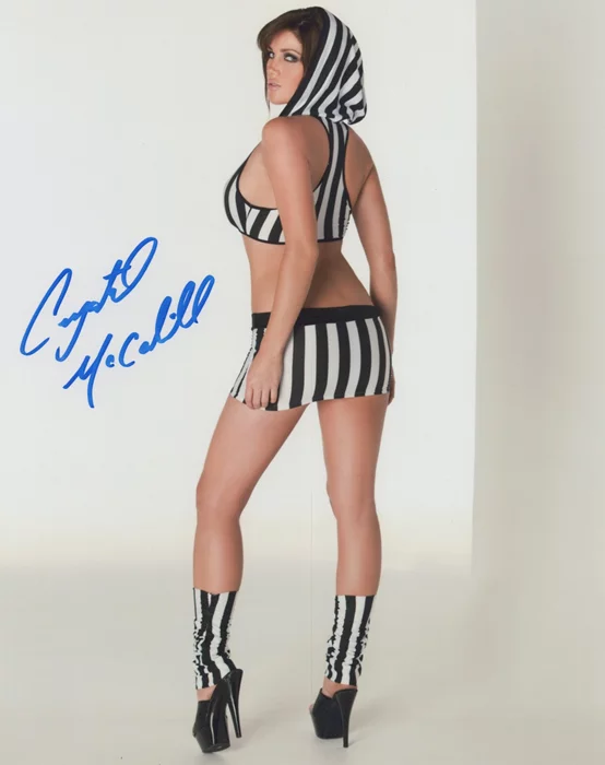 Crystal McCahill autograph