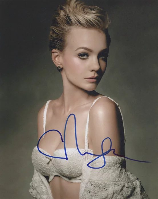 Carey Mulligan autograph