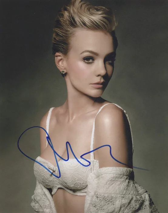 Carey Mulligan autograph