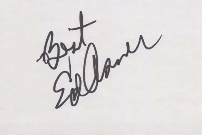 Ed Asner autograph