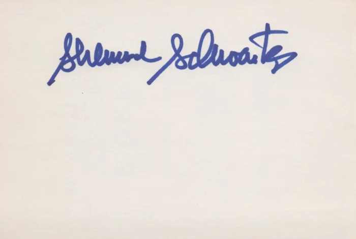 Sherwood Schwartz autograph