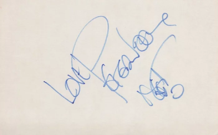 Peter Noone autograph