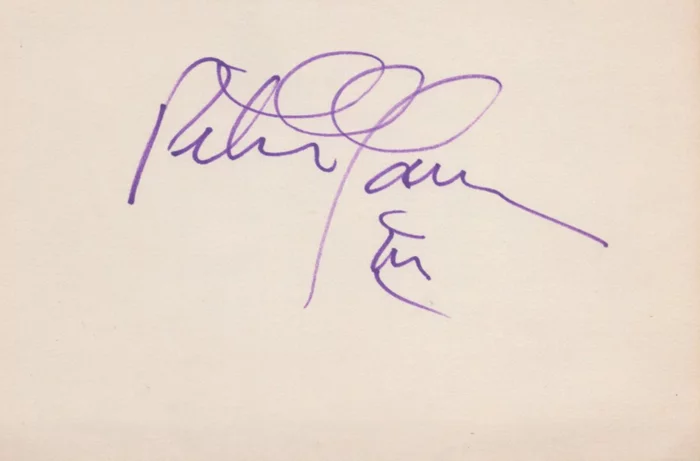 Peter Yarrow autograph