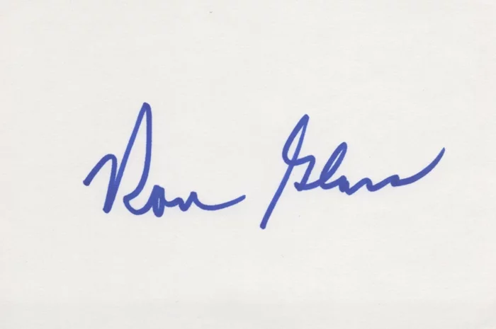 Ron Glass autograph
