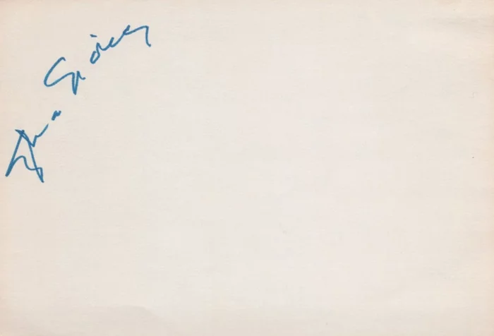 Sylvia Sidney autograph
