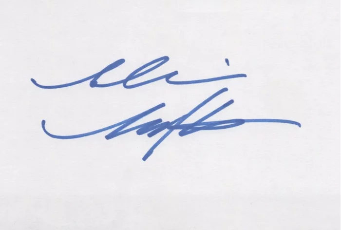 Alexis Arquette autograph