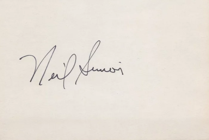 Neil Simon autograph