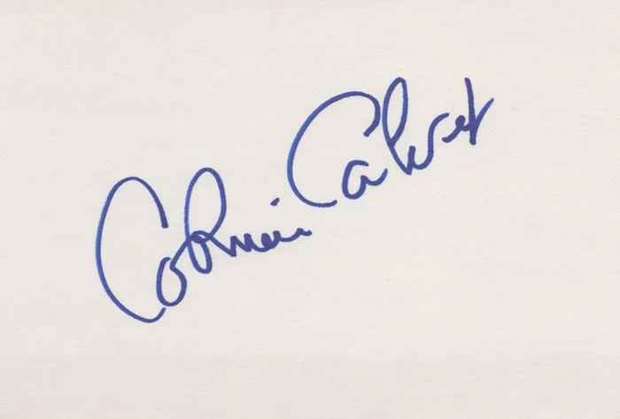 Corinne Calvet autograph