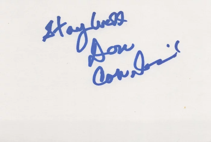 Don Cornelius autograph