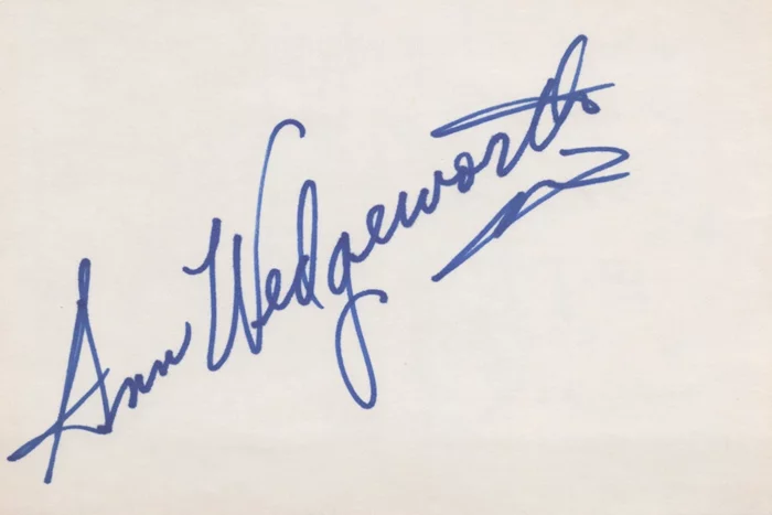Ann Wedgeworth autograph