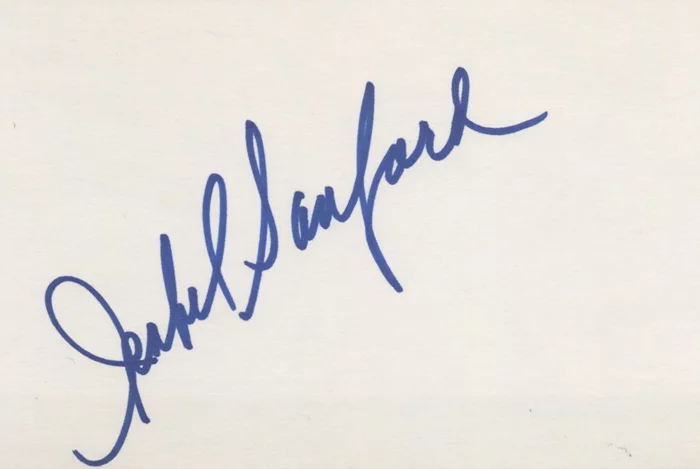 Isabel Sanford autograph