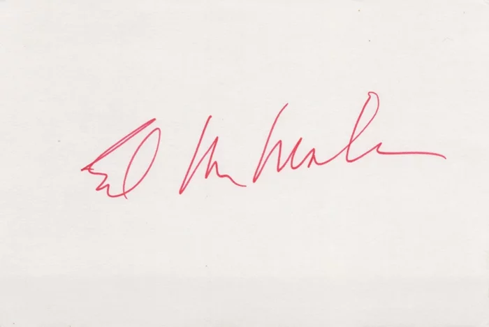 Ed McMahon autograph