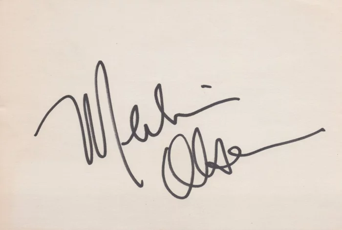 Merlin Olsen autograph
