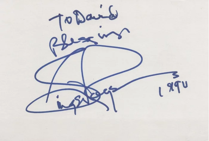 Ginger Rogers autograph