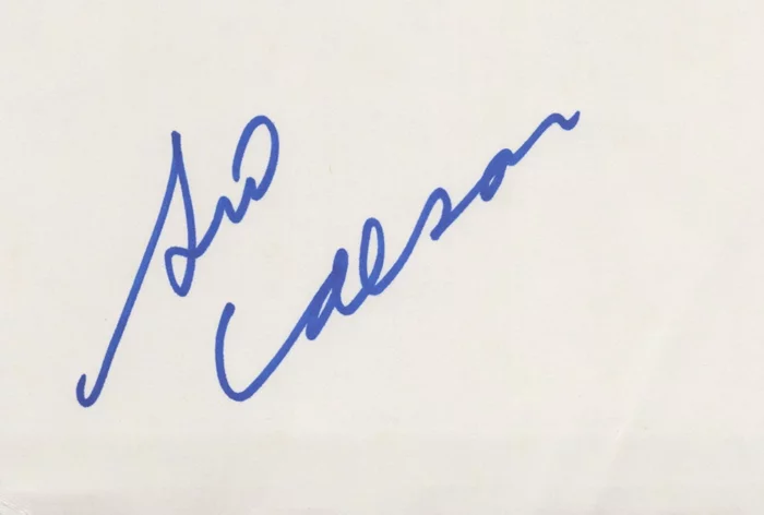 Sid Caesar autograph