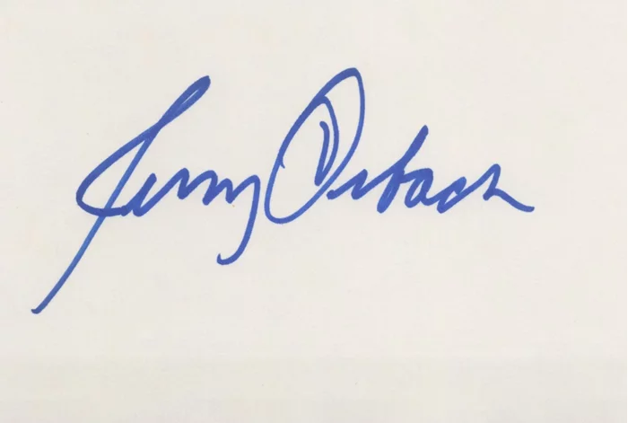 Jerry Orbach autograph