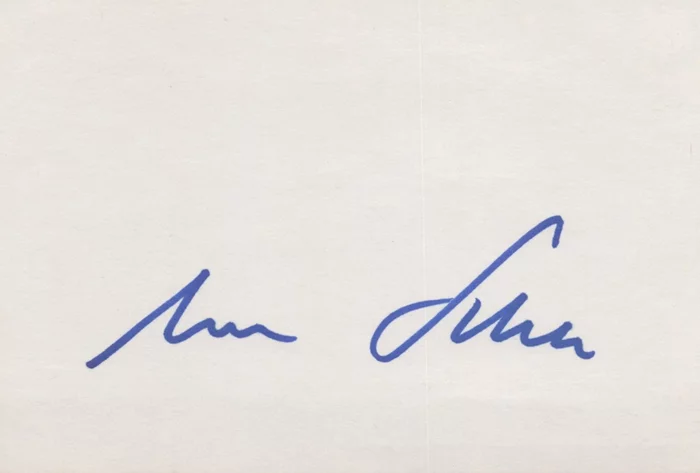 Maximilian Schell autograph