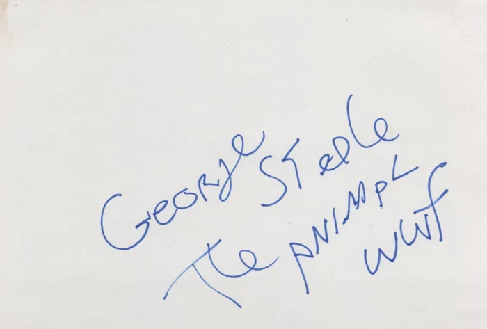 George Steele autograph