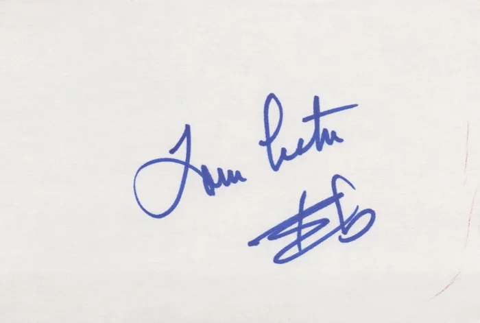 Tom Lester autograph