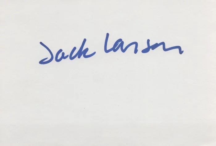 Jack Larson autograph