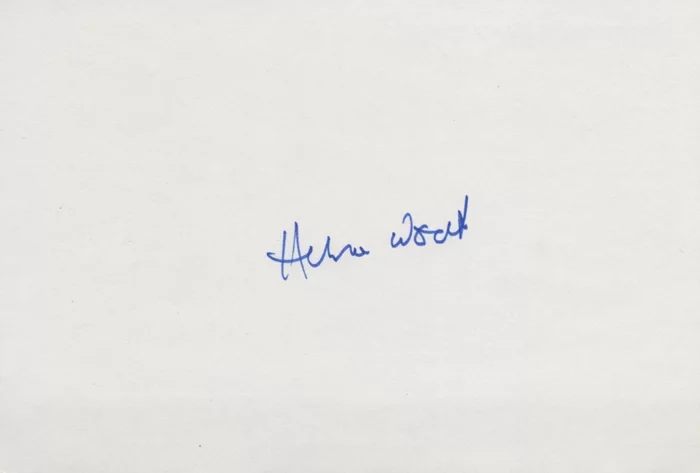 Herman Wouk autograph