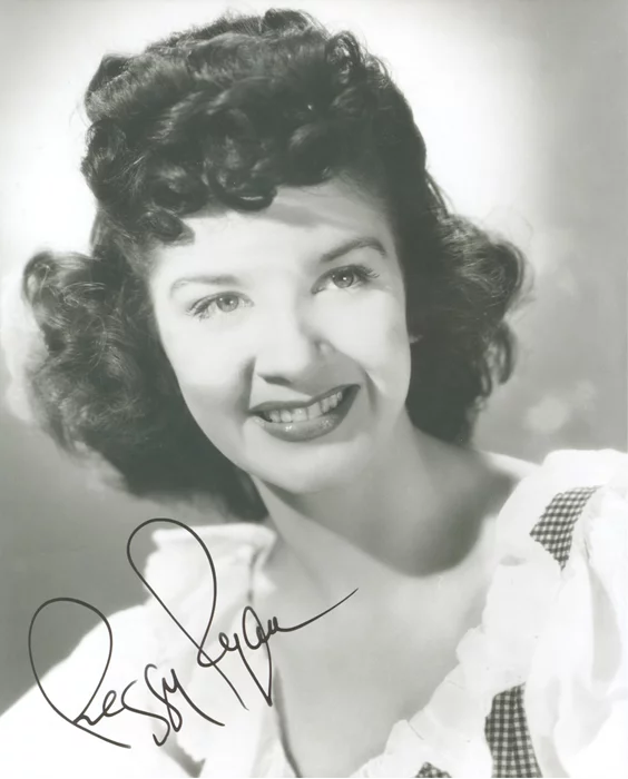 Peggy Ryan autograph