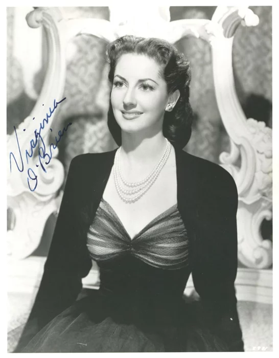 Virginia O'Brien autograph