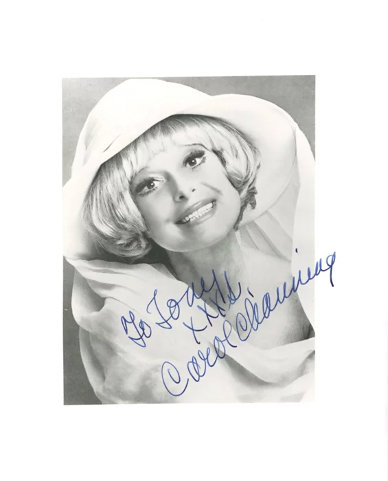Carol Channing autograph