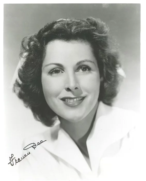 Frances Dee autograph