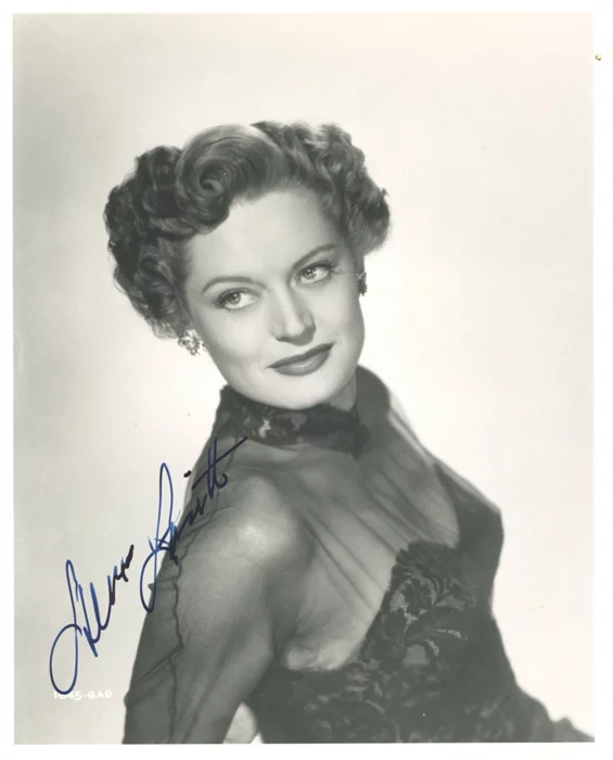 Alexis Smith autograph