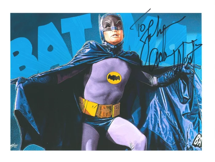 Adam West autograph