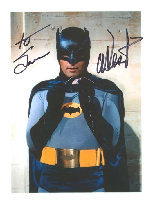 Adam West autograph