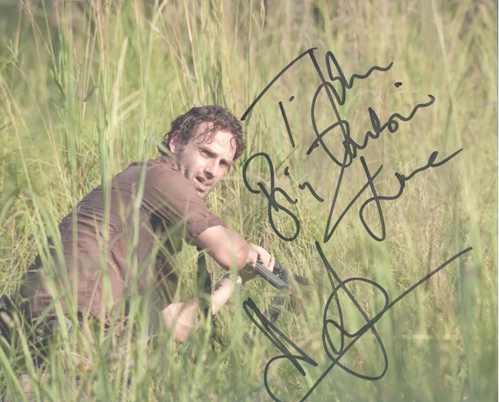 Andrew Lincoln autograph