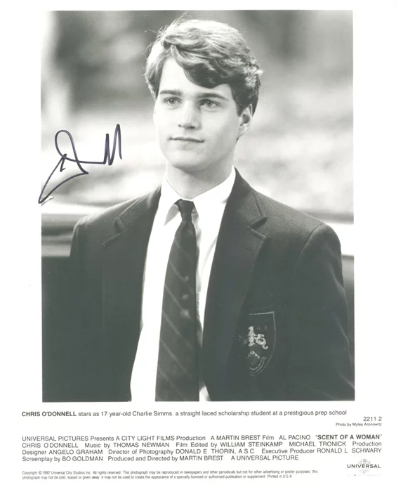 Chris O'Donnell autograph