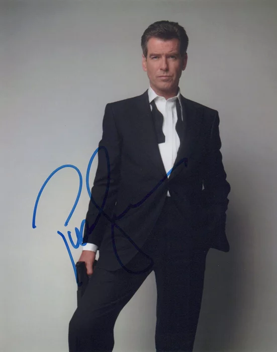 Pierce Brosnan autograph