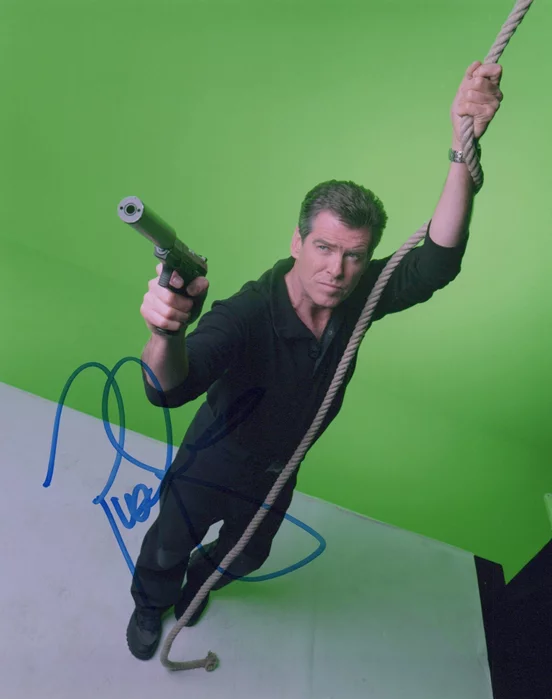 Pierce Brosnan autograph