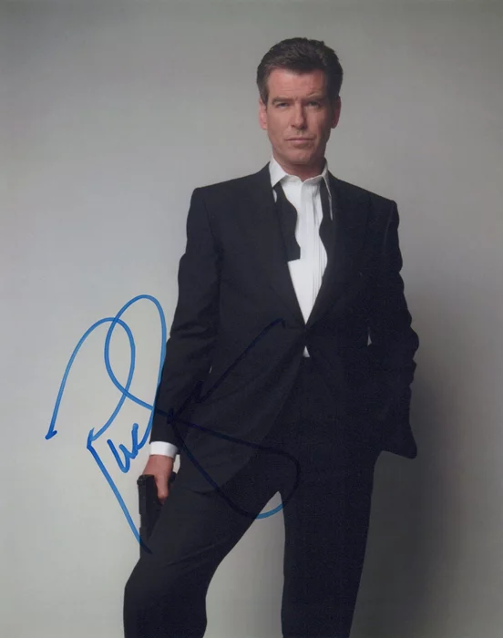 Pierce Brosnan autograph