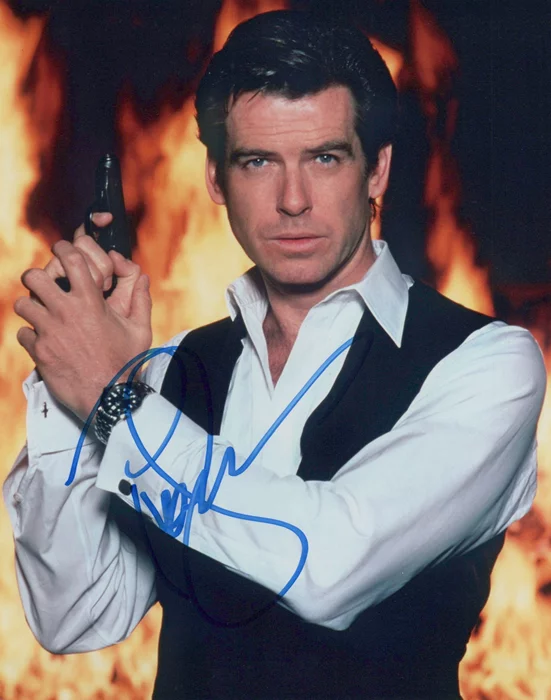 Pierce Brosnan autograph