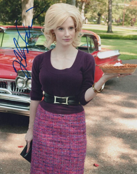 Jessica Chastain autograph