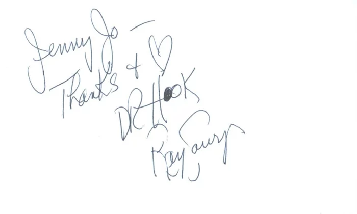 Ray Sawyer autograph