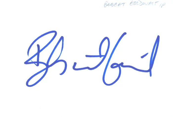 Bobcat Goldthwait autograph